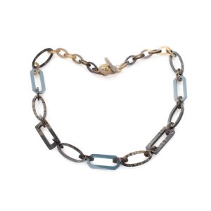 ネックレス ロング・オクタゴン/ダーク・アイアン [N067Z]